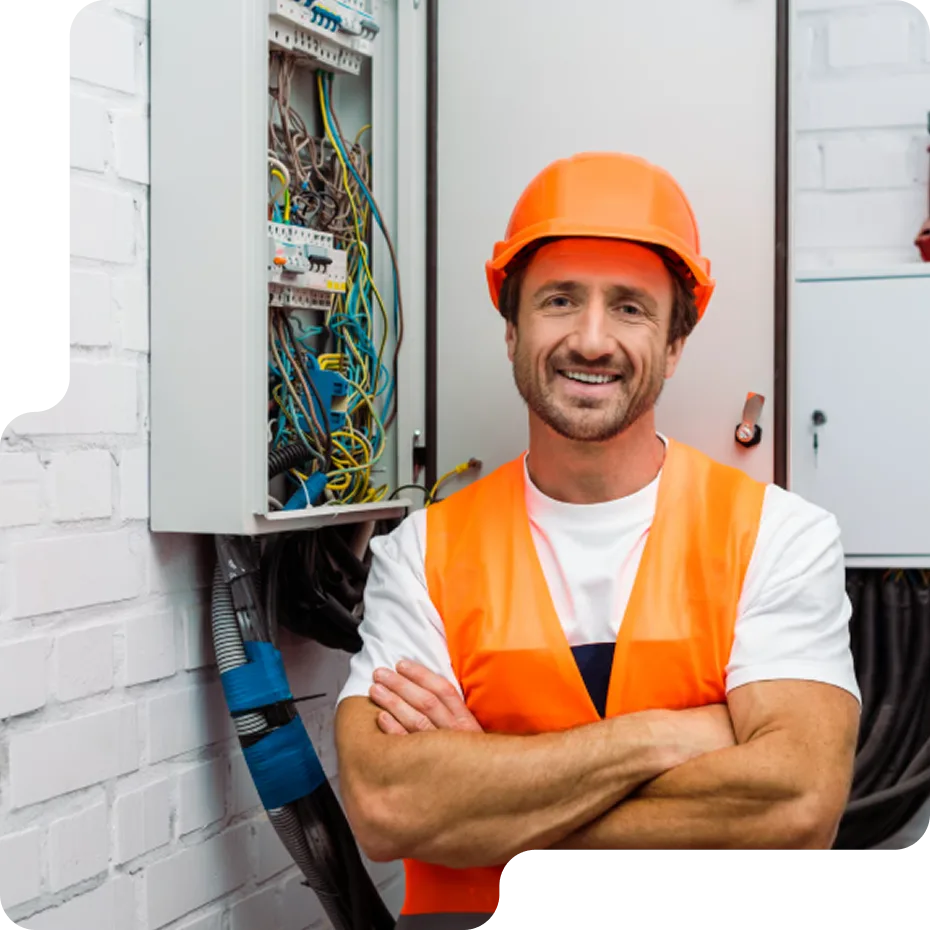 A friendly and professional LampPost Electric technician ready to help.