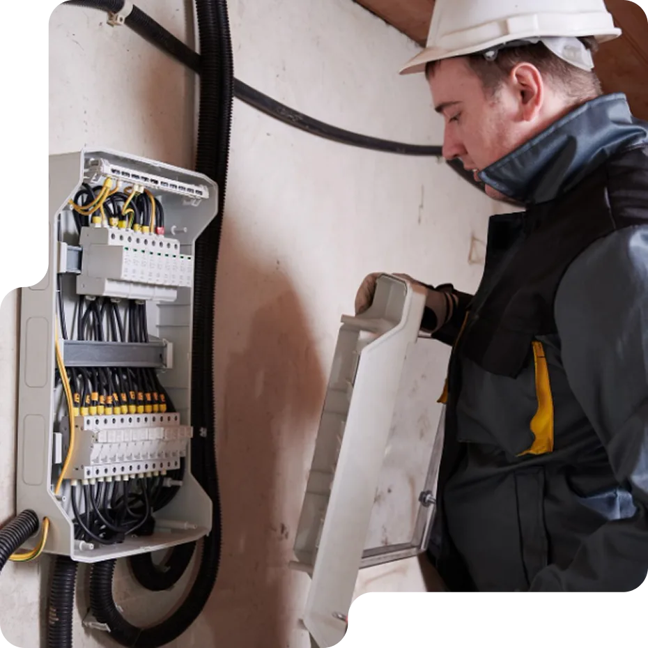 A friendly and professional LampPost Electric technician ready to help.